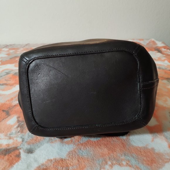 Coach Black Leather Shoulder Bag - Picture 5 of 7